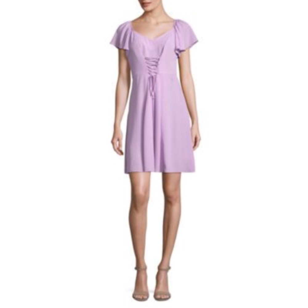 Belle & Sky lilac corset dress